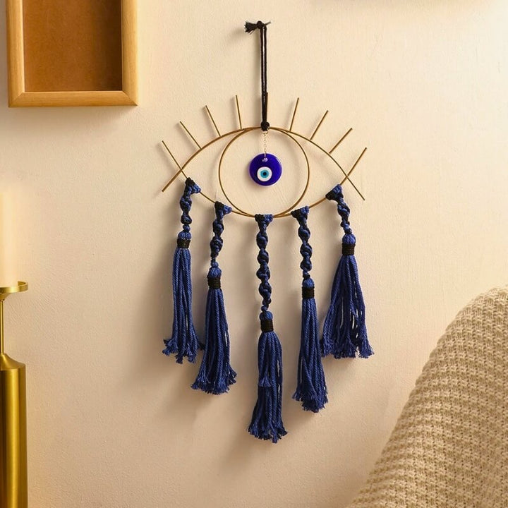 Evil Eye Macramé Dreamcatcher