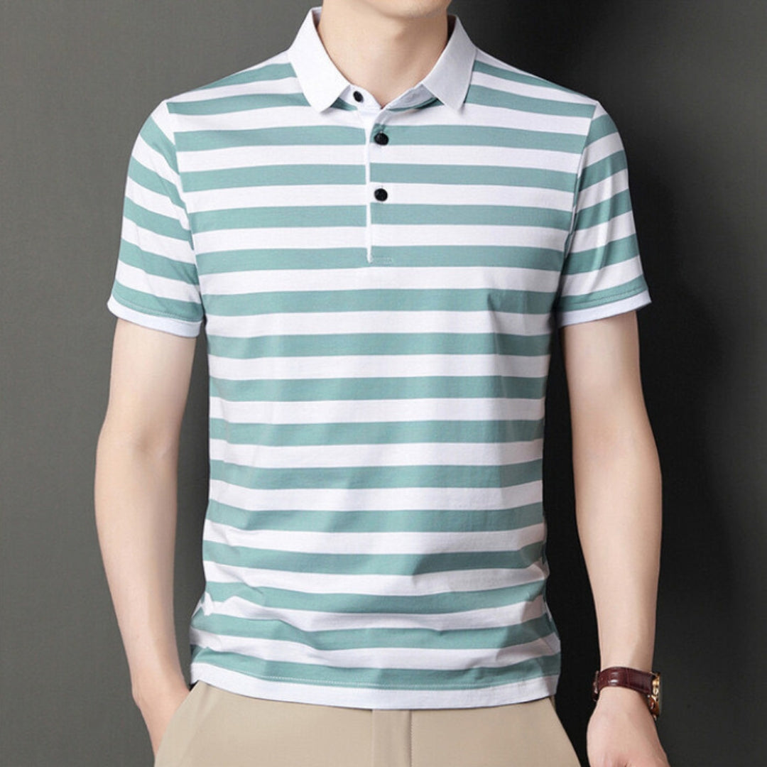 Marseille Stripe Polo Shirt