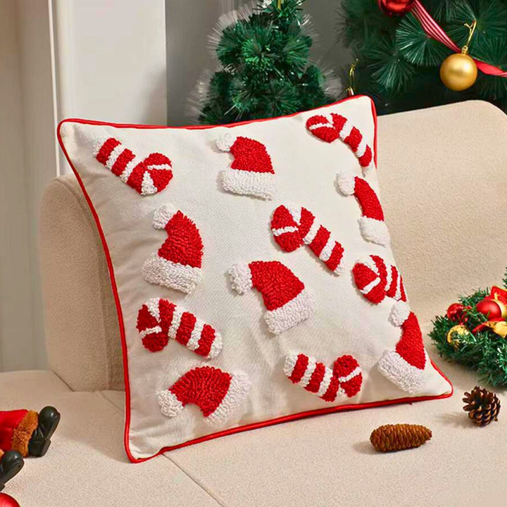 Jolly Christmas Patchwork Pillow Covers