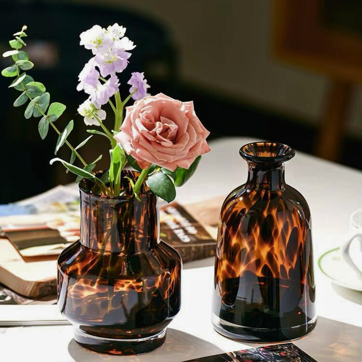 Regelo Amber Glow Artisan Vases