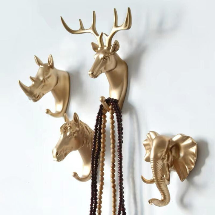 Golden Wilderness Animal Hooks