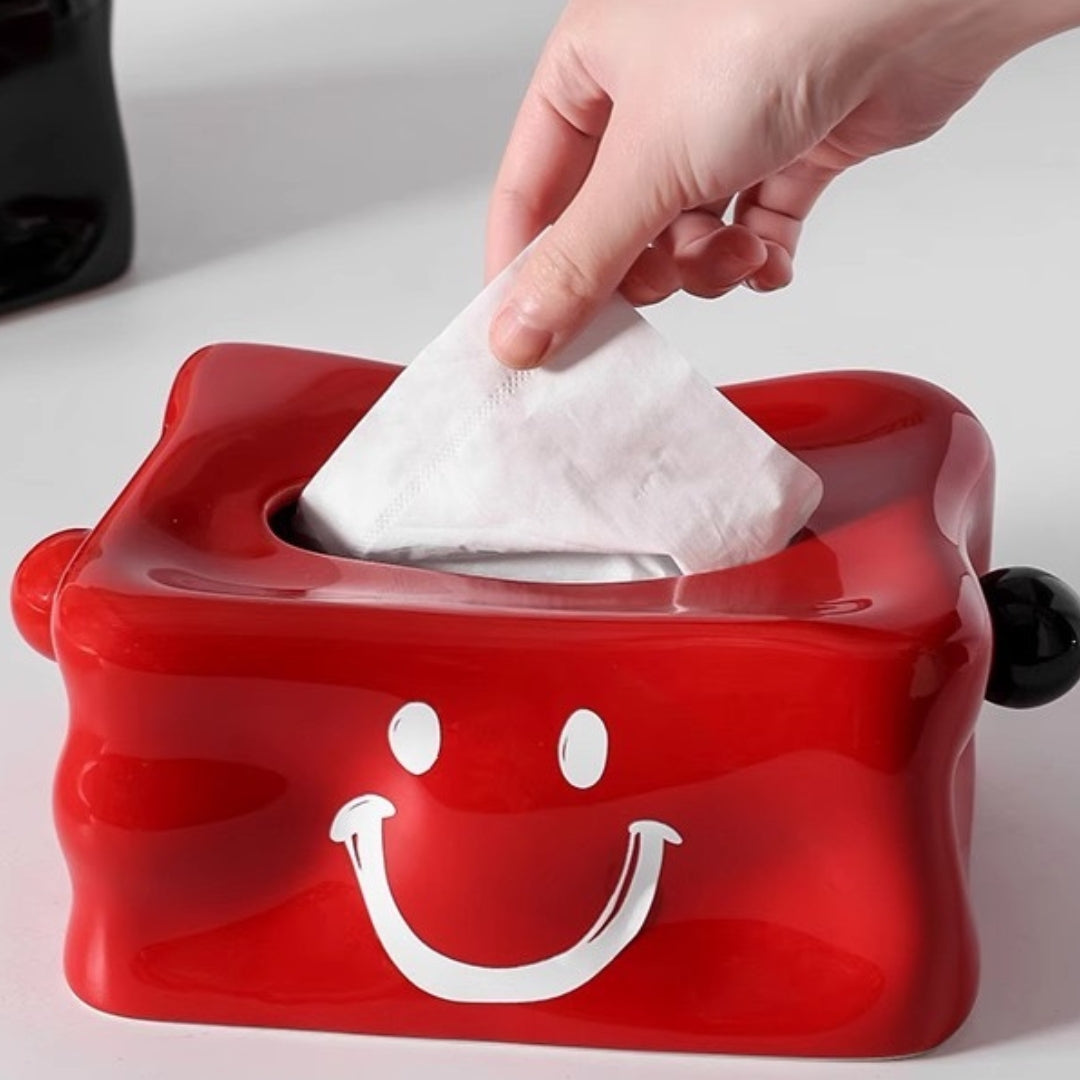 Happy Grin Tissue Holder