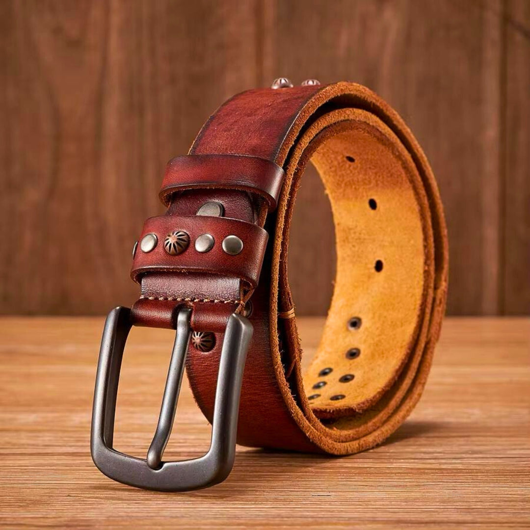 Rustic Frontier Studded Belt