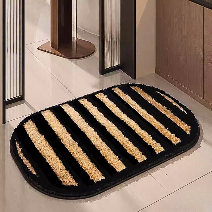 Haddis Soft Stripe Absorbent Bath Rug