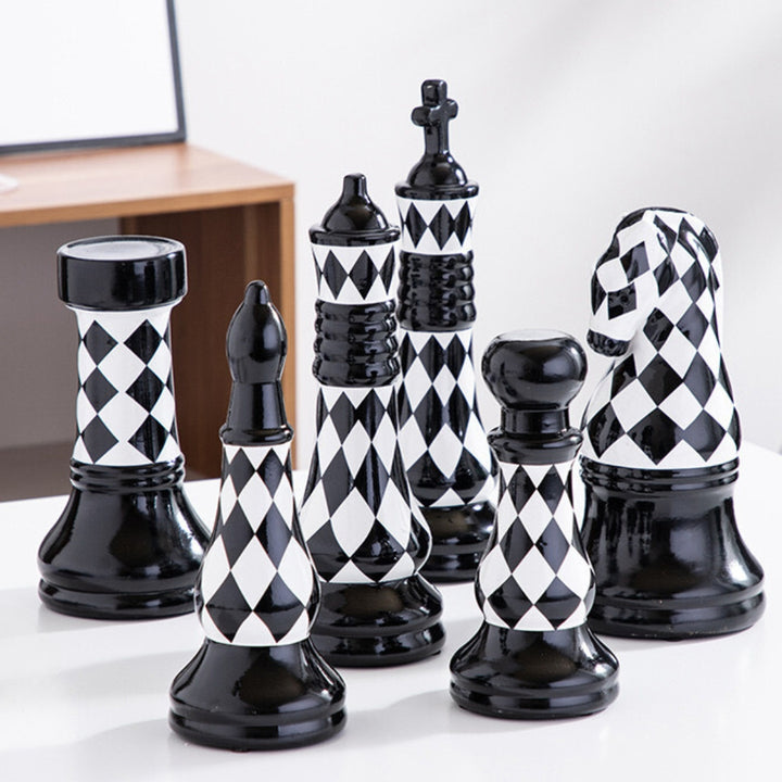 Harlequin Chess Decor