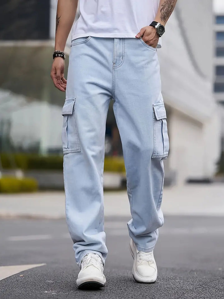 Skyline Denim Cargo Pants