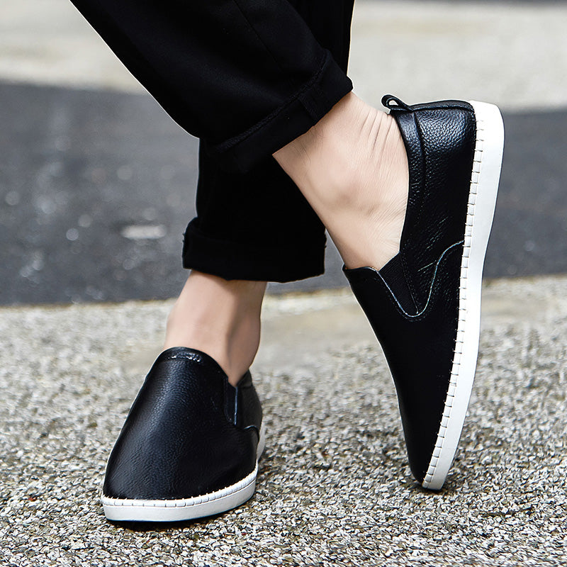 Veneto Leather Slip-Ons