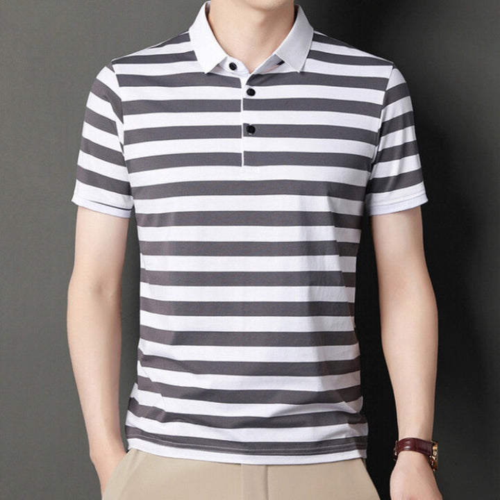 Marseille Stripe Polo Shirt