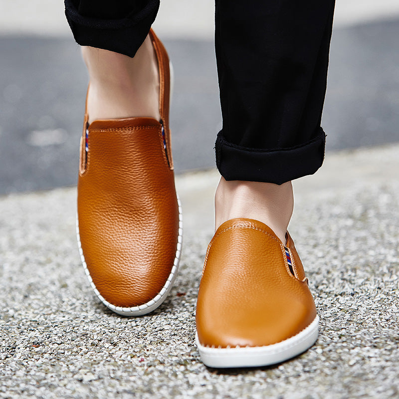 Veneto Leather Slip-Ons