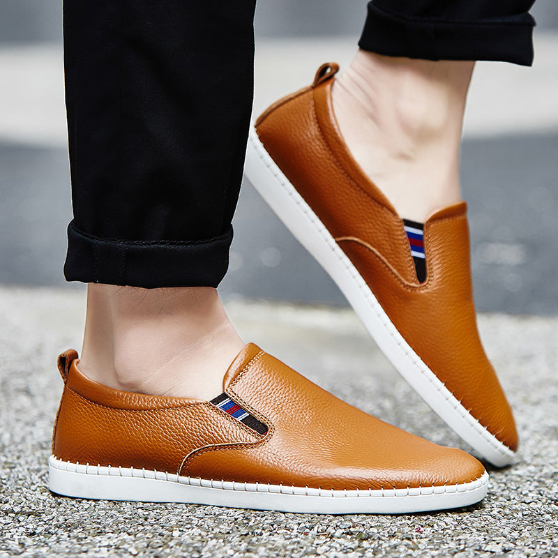 Veneto Leather Slip-Ons