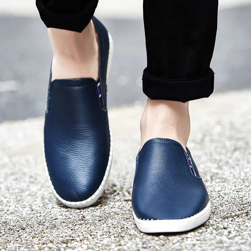 Veneto Leather Slip-Ons