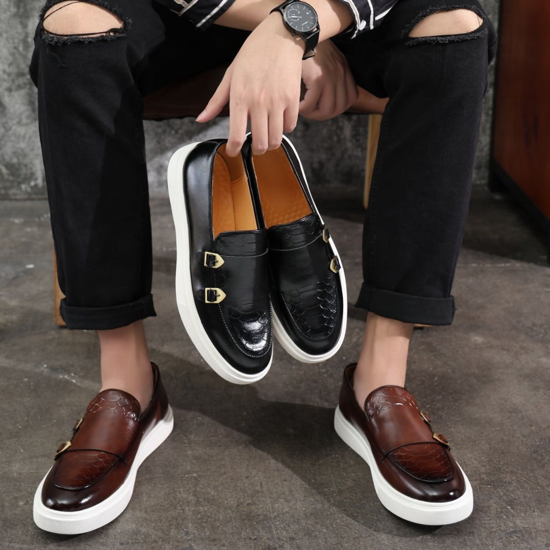 Sorrento Double Leather Loafers