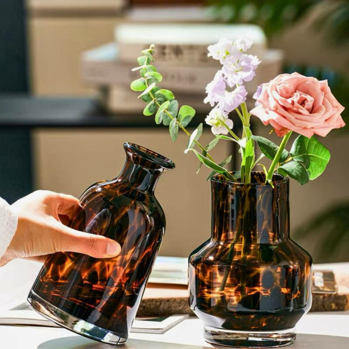 Regelo Amber Glow Artisan Vases