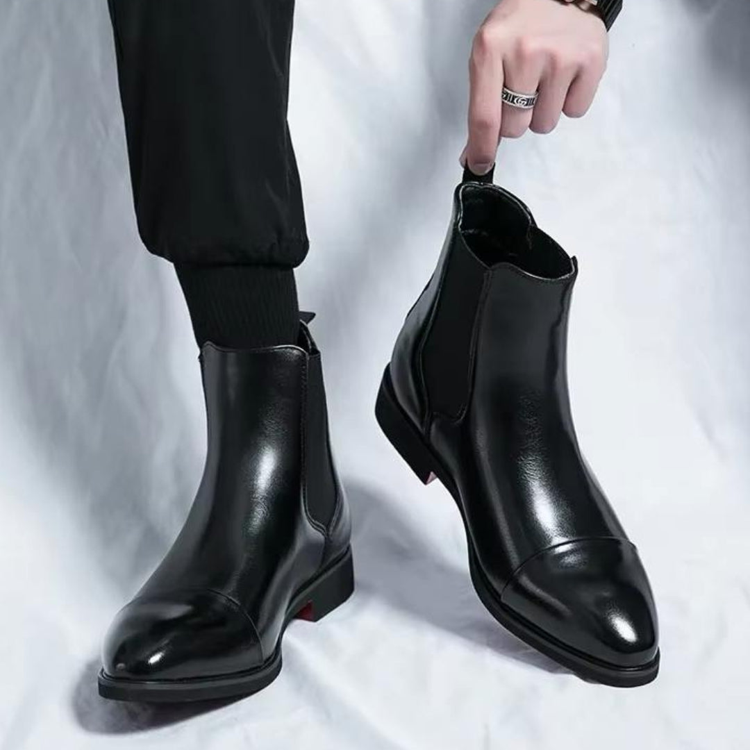 Gianni Chelsea Leather Boots - Ferruccio Mancini Collection