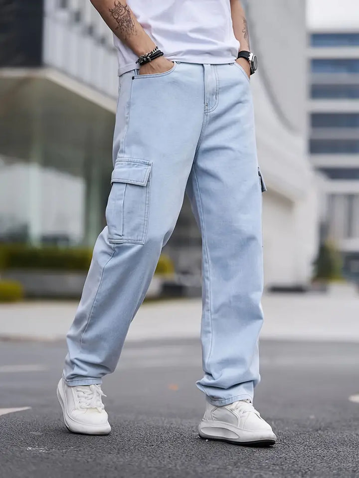 Skyline Denim Cargo Pants