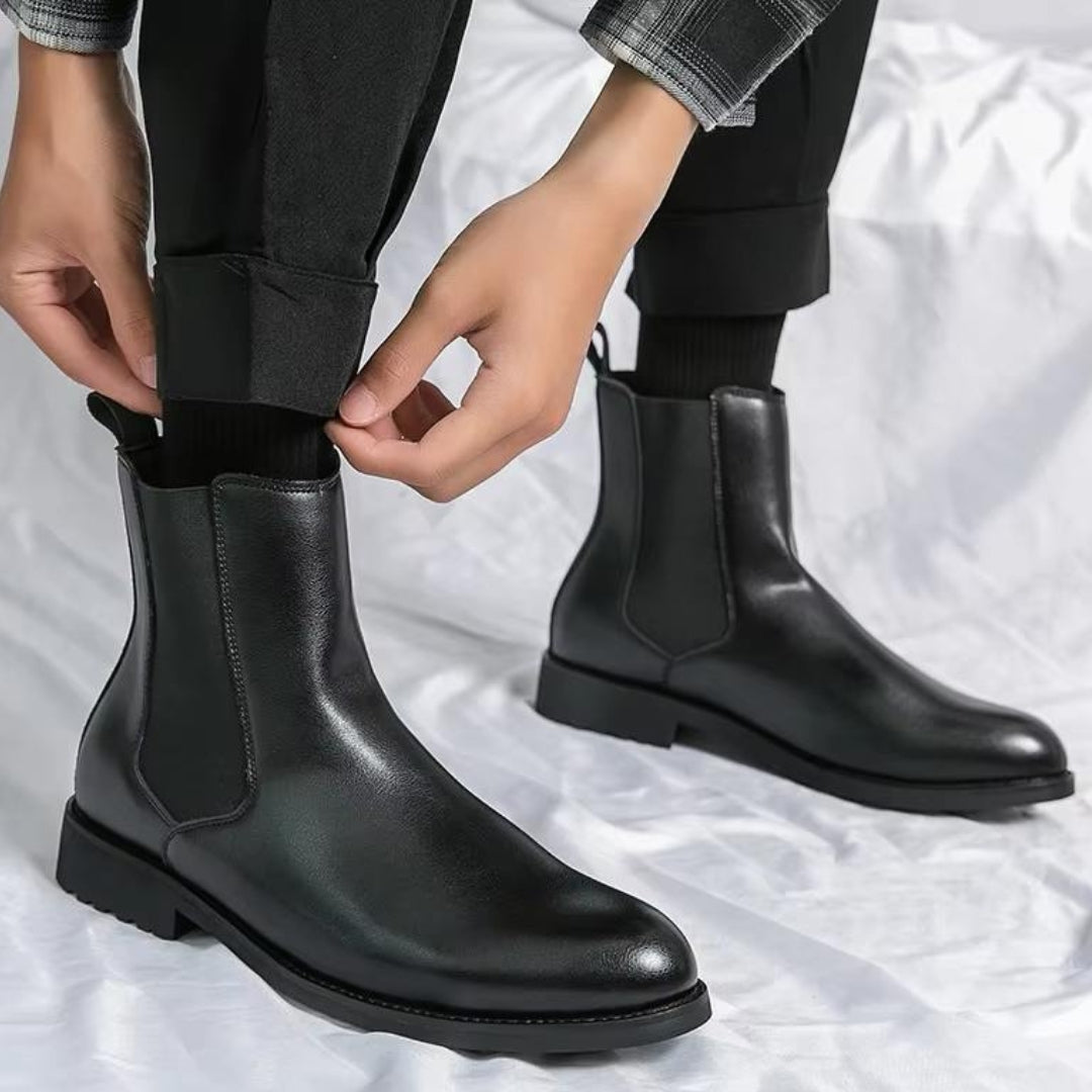 Gianni Chelsea Leather Boots - Ferruccio Mancini Collection