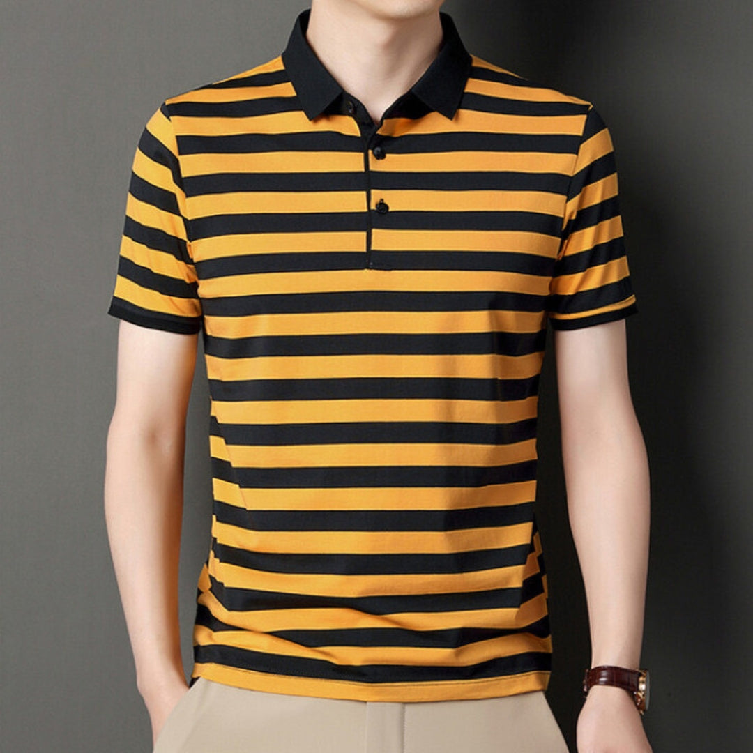 Marseille Stripe Polo Shirt