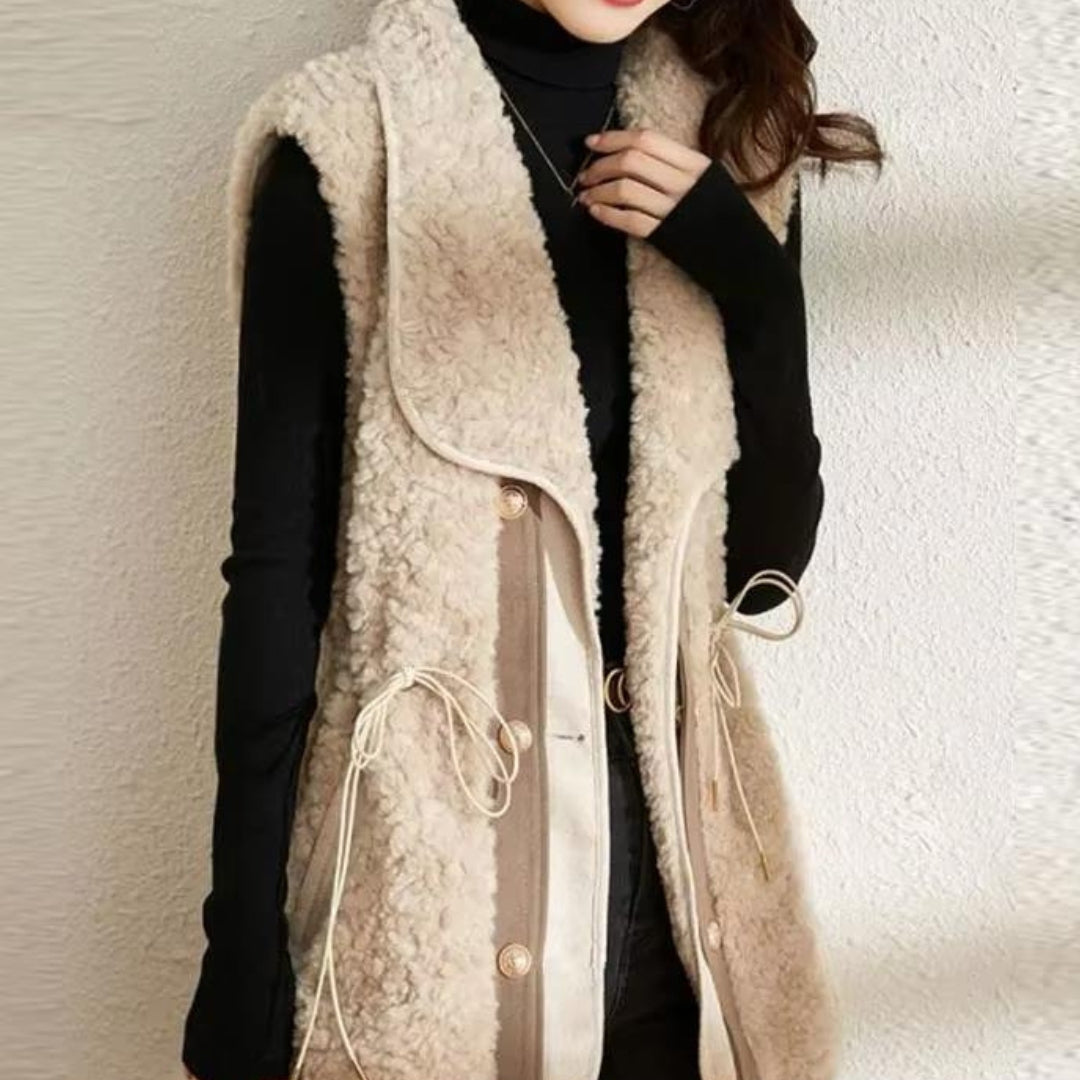 Bianca Sherpa Fleece Vest