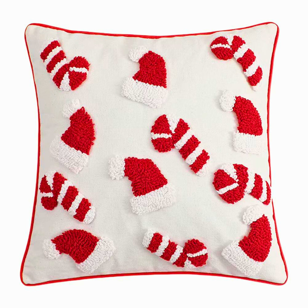 Jolly Christmas Patchwork Pillow Covers