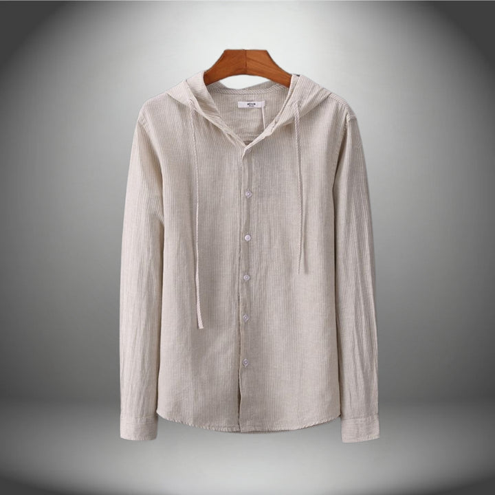 Hampton Sands Linen Hooded Shirt