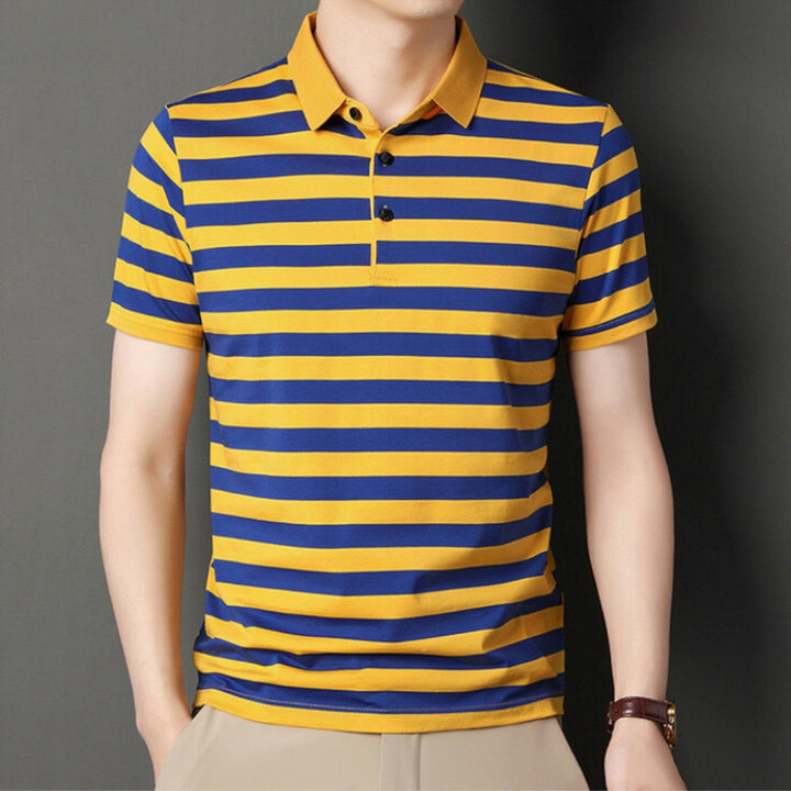 Marseille Stripe Polo Shirt