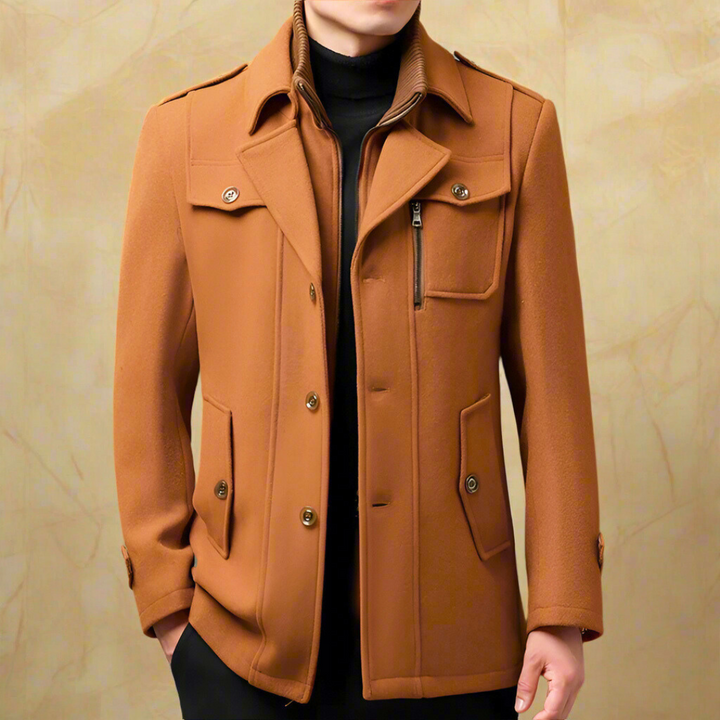 Valerio Suede Trench Coat