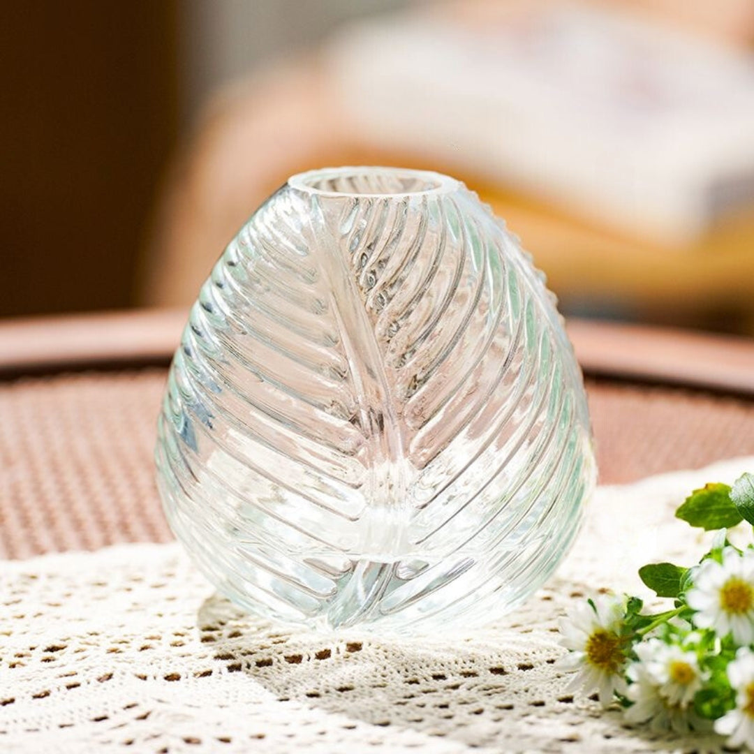 Viridian Crystal Vase Set