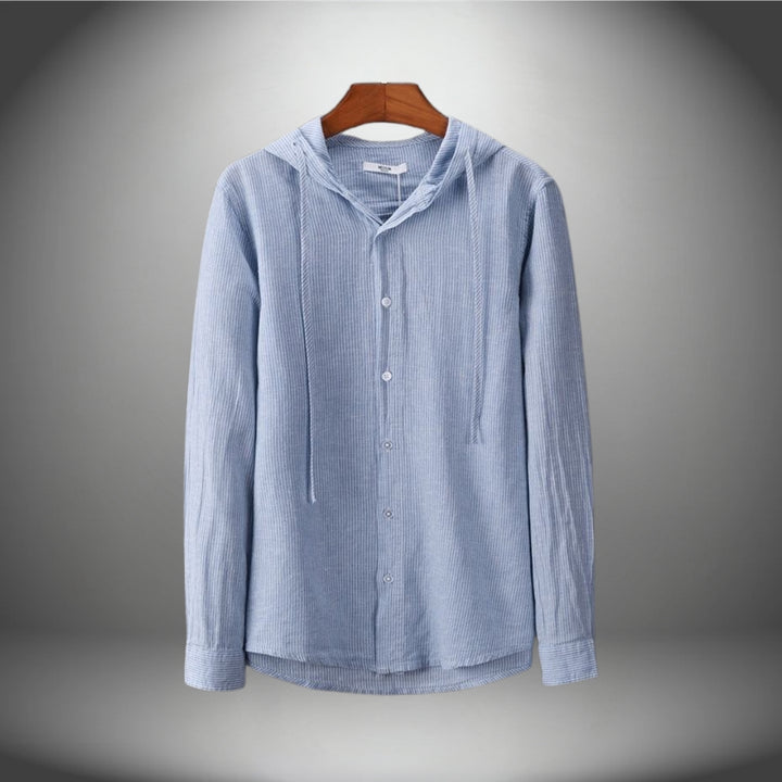 Hampton Sands Linen Hooded Shirt