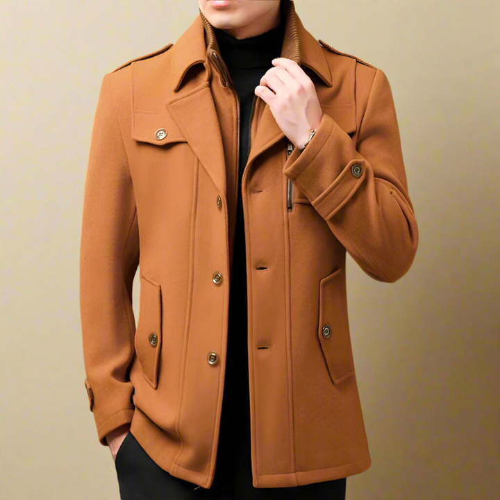 Valerio Suede Trench Coat