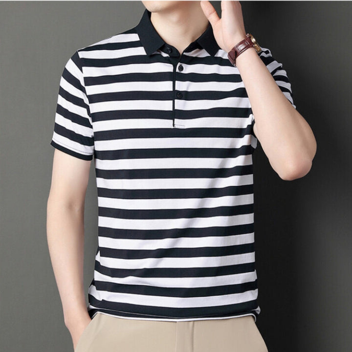 Marseille Stripe Polo Shirt