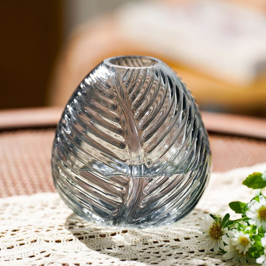 Viridian Crystal Vase Set