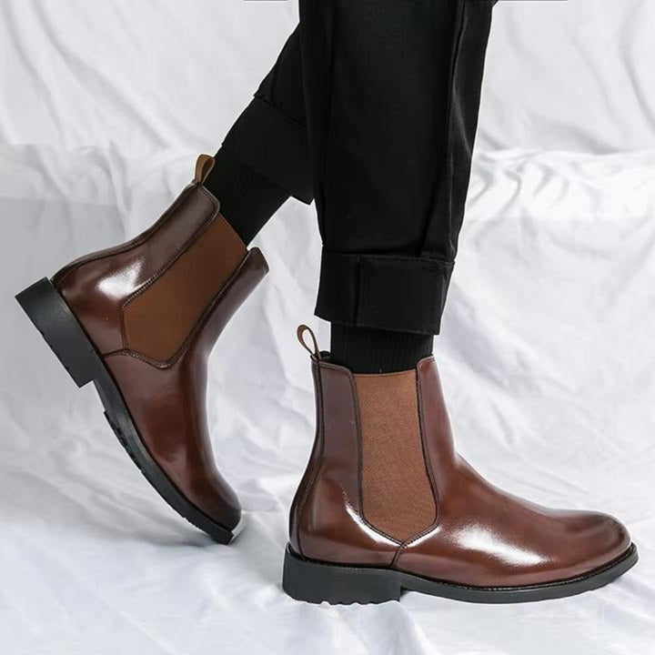 Gianni Chelsea Leather Boots - Ferruccio Mancini Collection