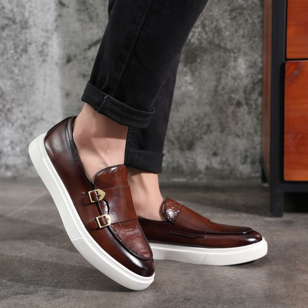 Sorrento Double Leather Loafers