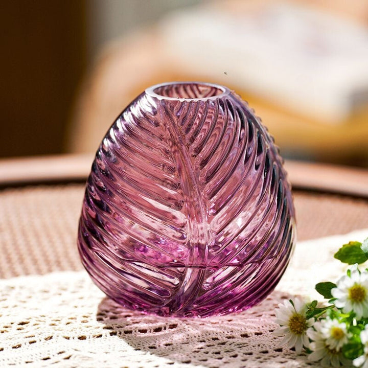 Viridian Crystal Vase Set