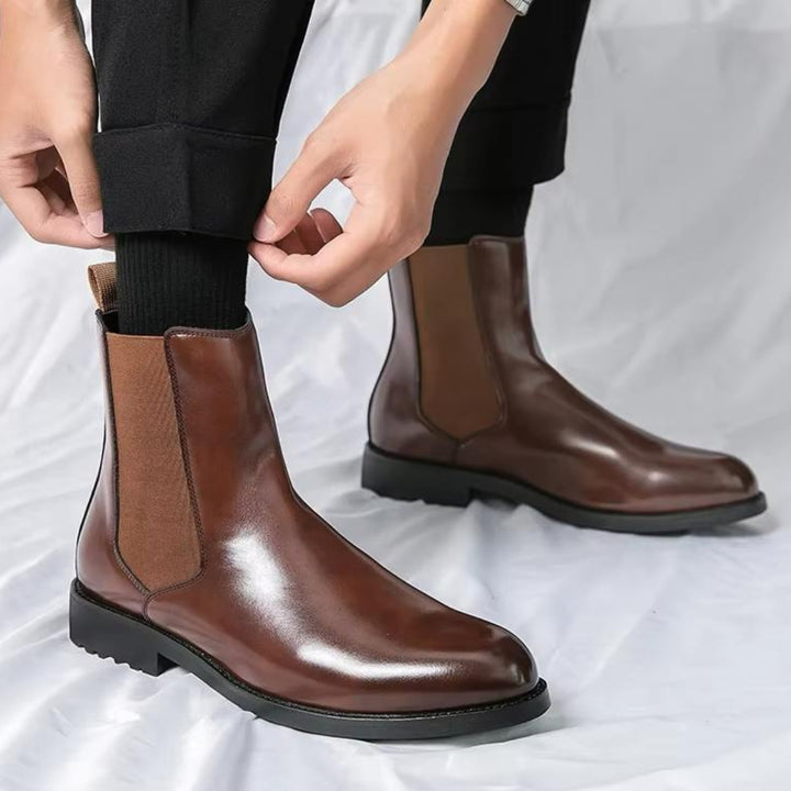 Gianni Chelsea Leather Boots - Ferruccio Mancini Collection