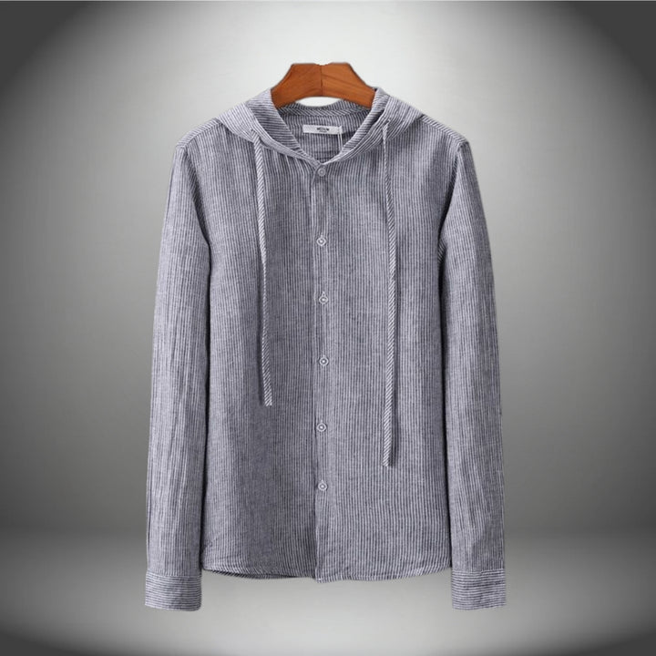 Hampton Sands Linen Hooded Shirt