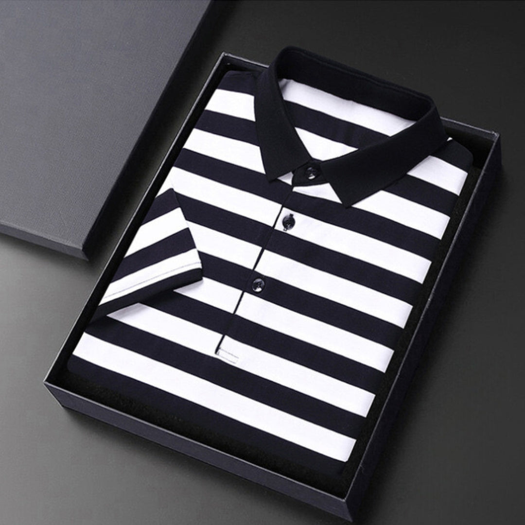 Marseille Stripe Polo Shirt