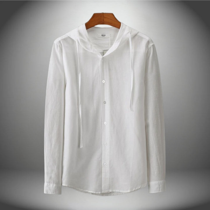 Hampton Sands Linen Hooded Shirt