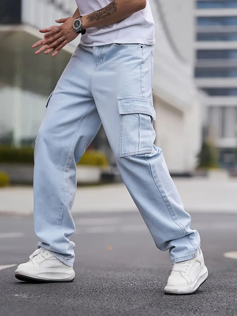 Skyline Denim Cargo Pants