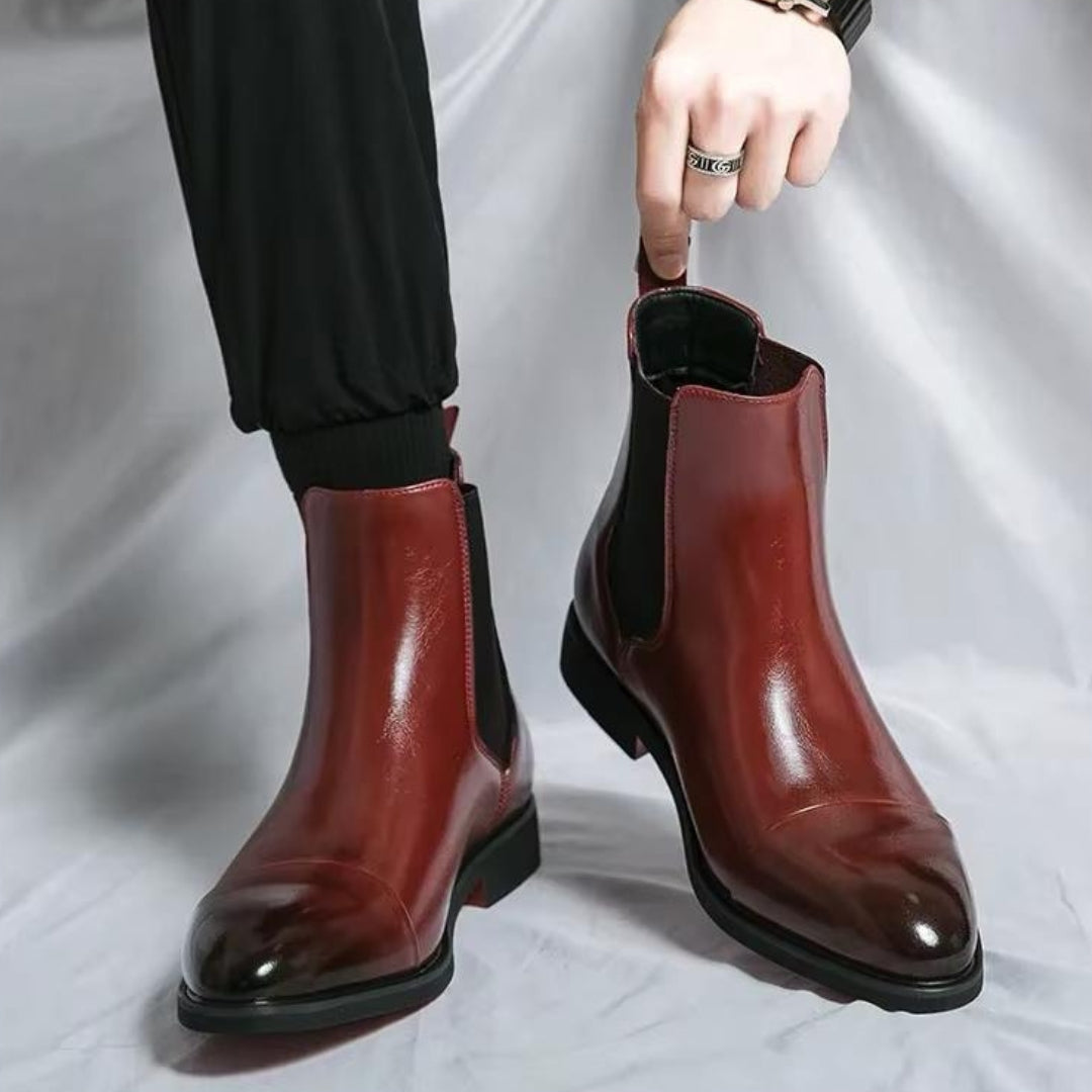 Gianni Chelsea Leather Boots - Ferruccio Mancini Collection