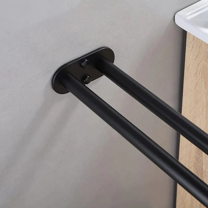 TwinSteel Double Towel Rack