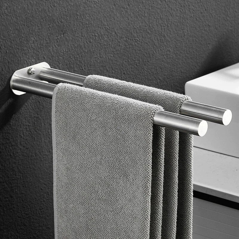 TwinSteel Double Towel Rack