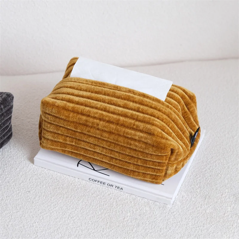 Velour de Luxe Tissue Box Holder