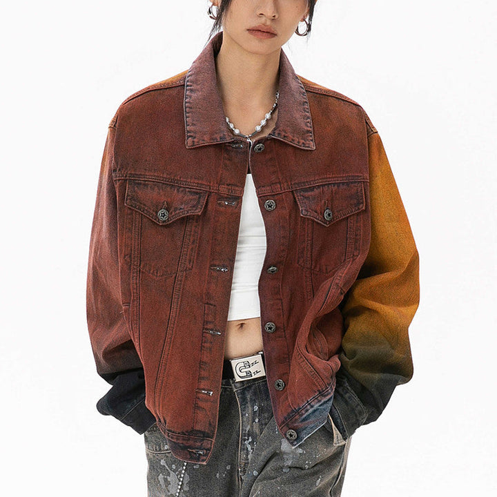 Vintage Ember Denim Jacket