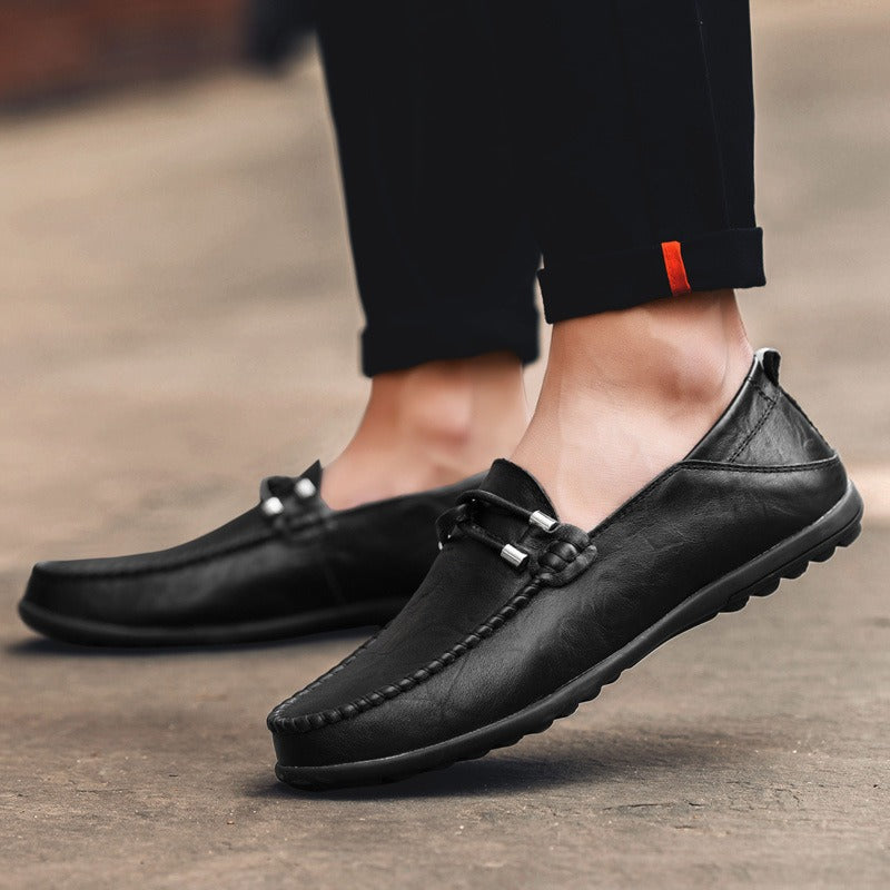 Vittorio Valente Leather Moccasins