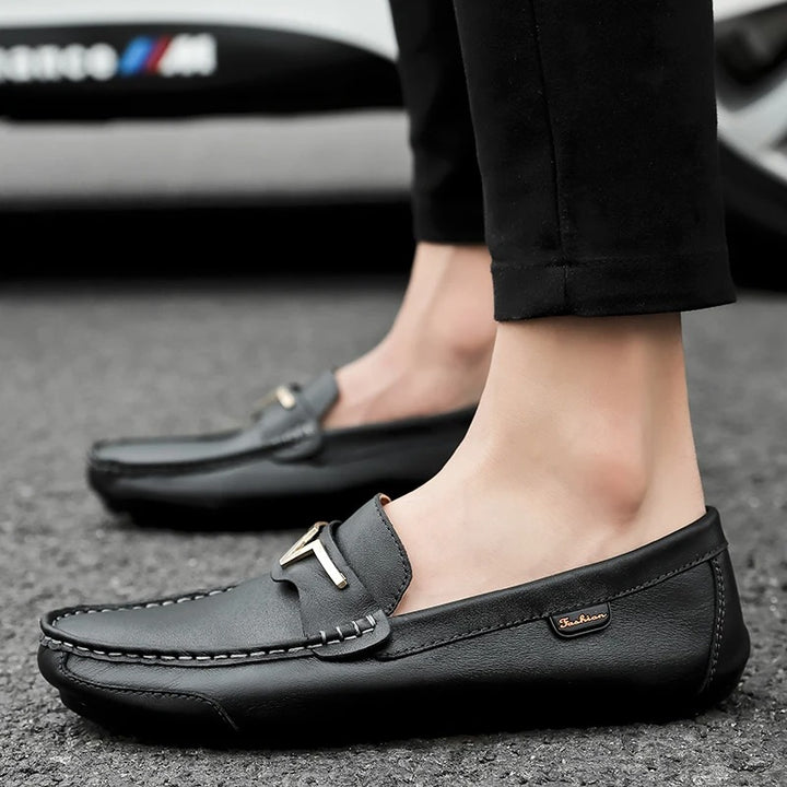 Domenico Ferrara Leather Loafers