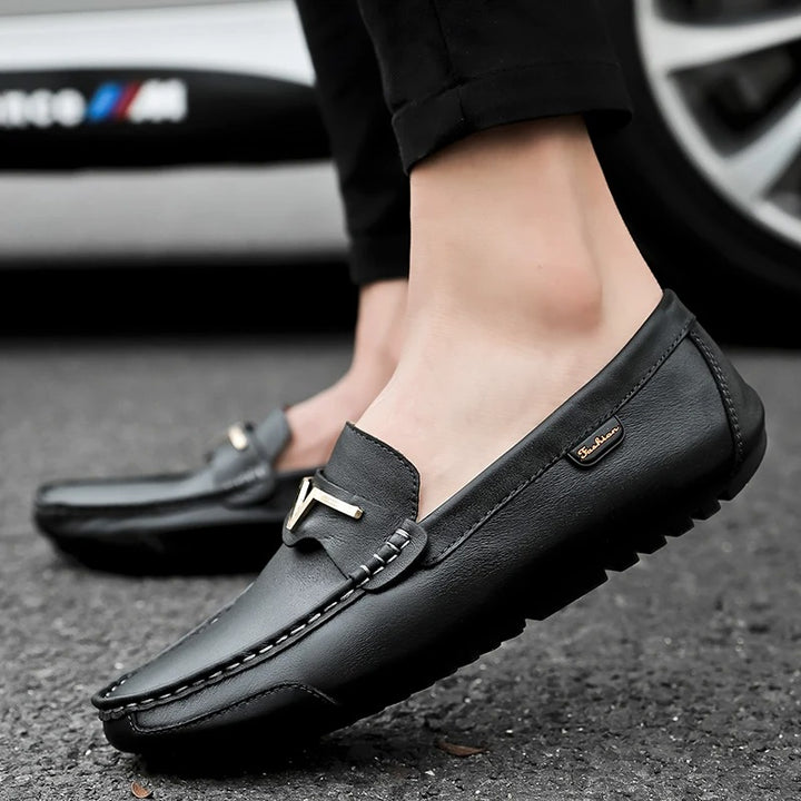 Domenico Ferrara Leather Loafers