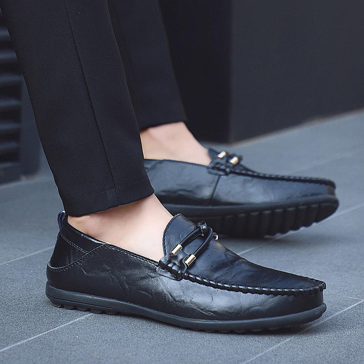 Vittorio Valente Leather Moccasins