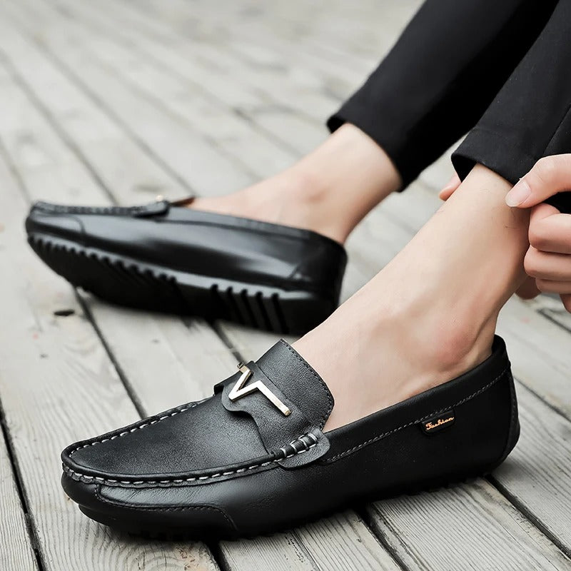 Domenico Ferrara Leather Loafers