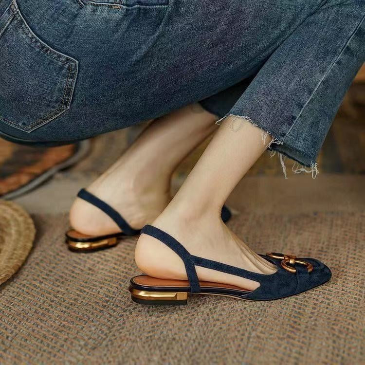 Sophia Suede Flats